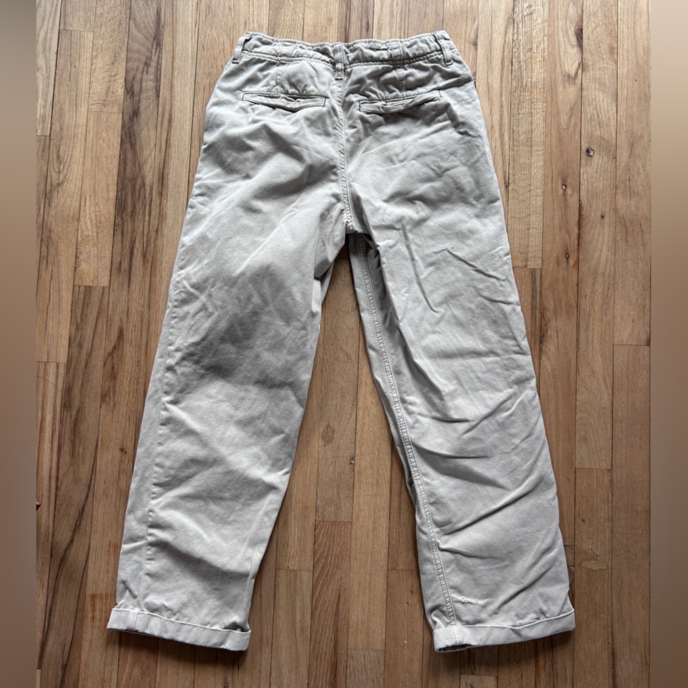 Free People Khaki Pants. Size 26. Great condition. Button fly. - Picture 2 of 4